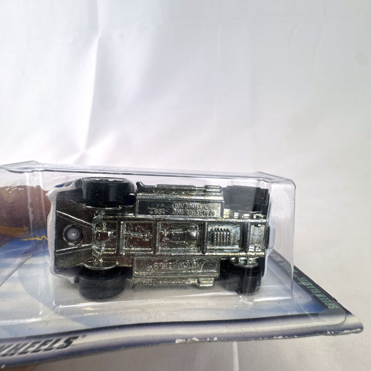 White Hot Wheels 2000 Speed Blaster Series Shelby Cobra 427 S/C diecast car sealed on its original card packaging.