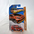 Hot Wheels 2012 Ford Fiesta Road Rally diecast car in red, 1:64 scale on original blister card