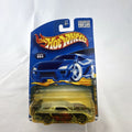Hot Wheels 2001 Anime Series Oldsmobile Aurora GTS-1 gold diecast car in original blister package