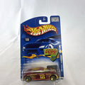 Sealed 2002 Hot Wheels Chrysler Thunderbolt Concept diecast car in dark red with #18 racing graphics on blister card