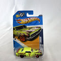 Hot Wheels 1969 Mercury Cougar Eliminator Cranston Fire diecast car in yellow blister packaging