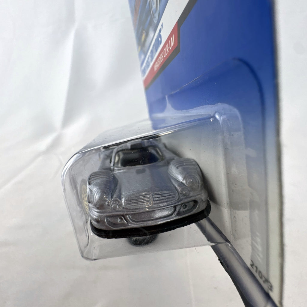 Hot Wheels 1999 First Editions Mercedes-Benz CLK-LM 1:64 diecast race car in silver, sealed on original blister card