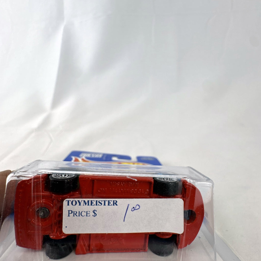 1:64 scale Hot Wheels 2000 Chevy Monte Carlo Concept car in metallic blue Snack Time Series packaging.