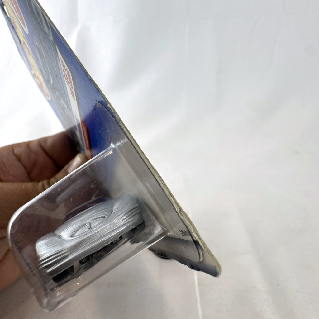 Sealed 1998 Hot Wheels First Editions Chrysler Thunderbolt 1:64 diecast car in silver metallic