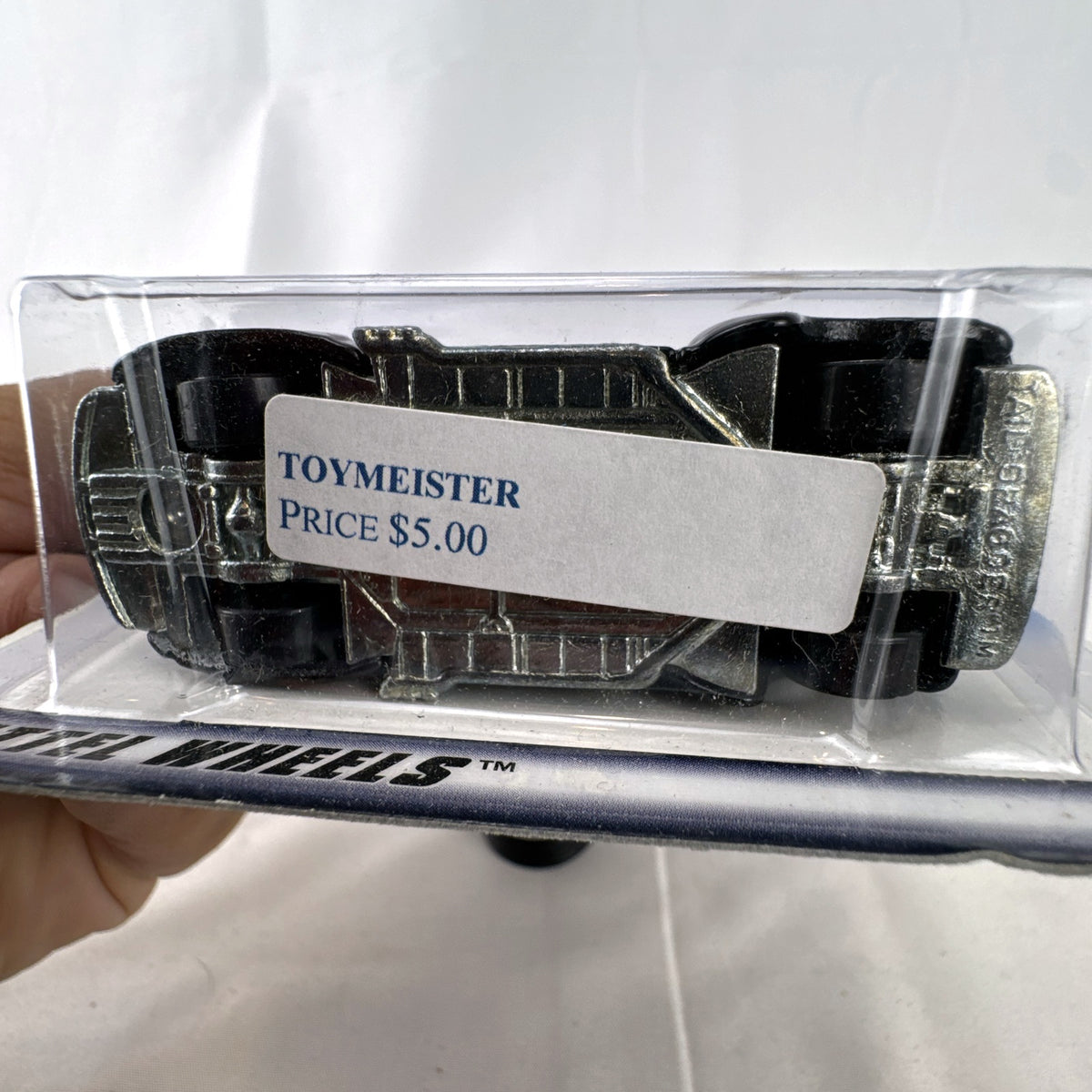 Hot Wheels Tail Dragger 1:64 scale diecast car in gloss black on original Pinstripe Power blister card