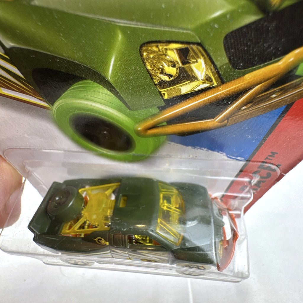 Hot Wheels 2014 Off Track Treasure Hunt 1:64 diecast truck sealed in original card packaging.