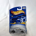 Hot Wheels 2002 First Editions Saleen S7 1:64 scale silver diecast car sealed on original packaging card