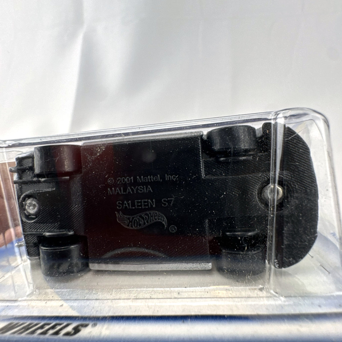 Hot Wheels 2002 First Editions Saleen S7 1:64 scale silver diecast car sealed on original packaging card