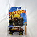 Hot Wheels 1:64 scale Mercedes-Benz Unimog 1300 diecast rescue truck in brown, sealed on card