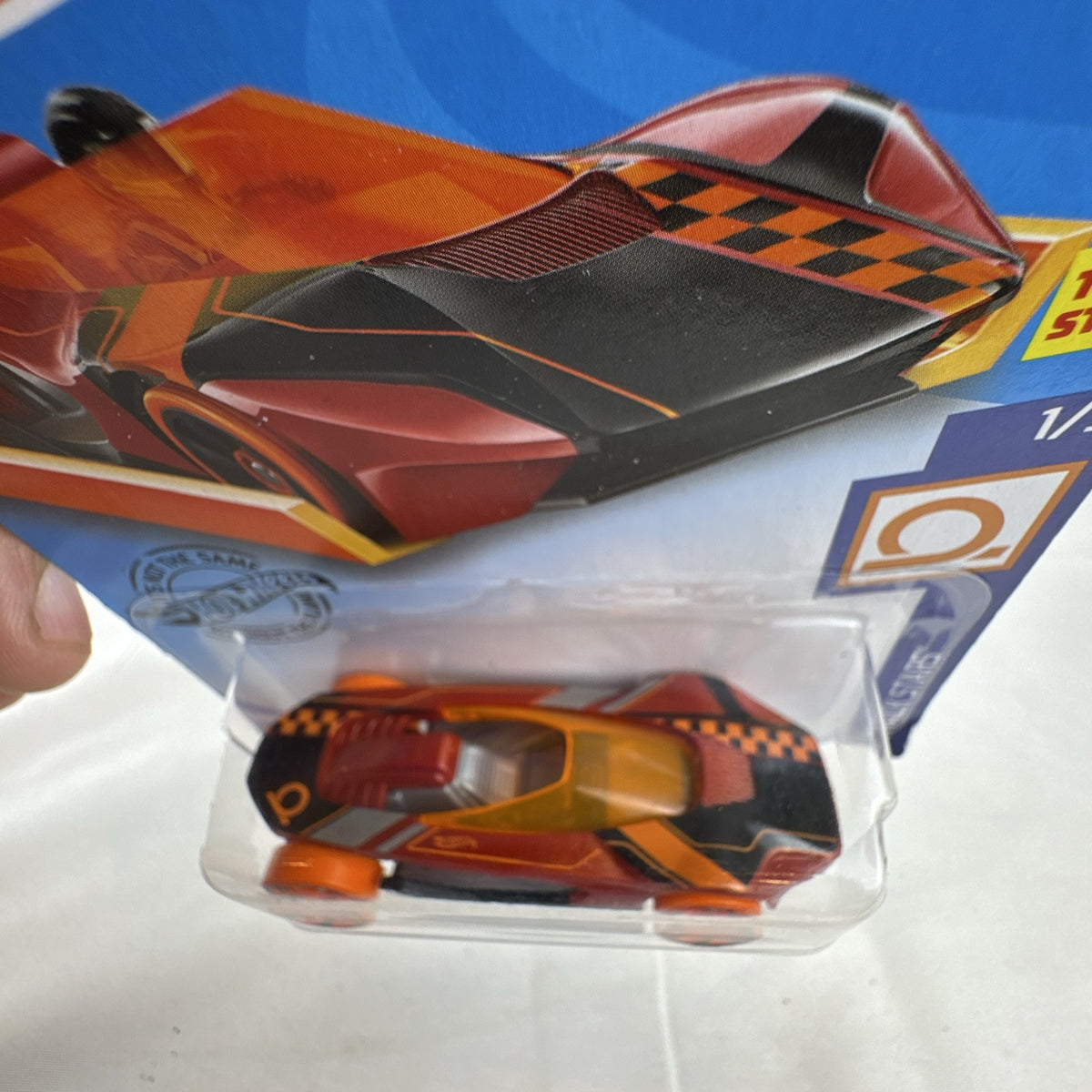 Hot Wheels 1:64 scale HW Warp Speeder diecast car in unopened original blister packaging.