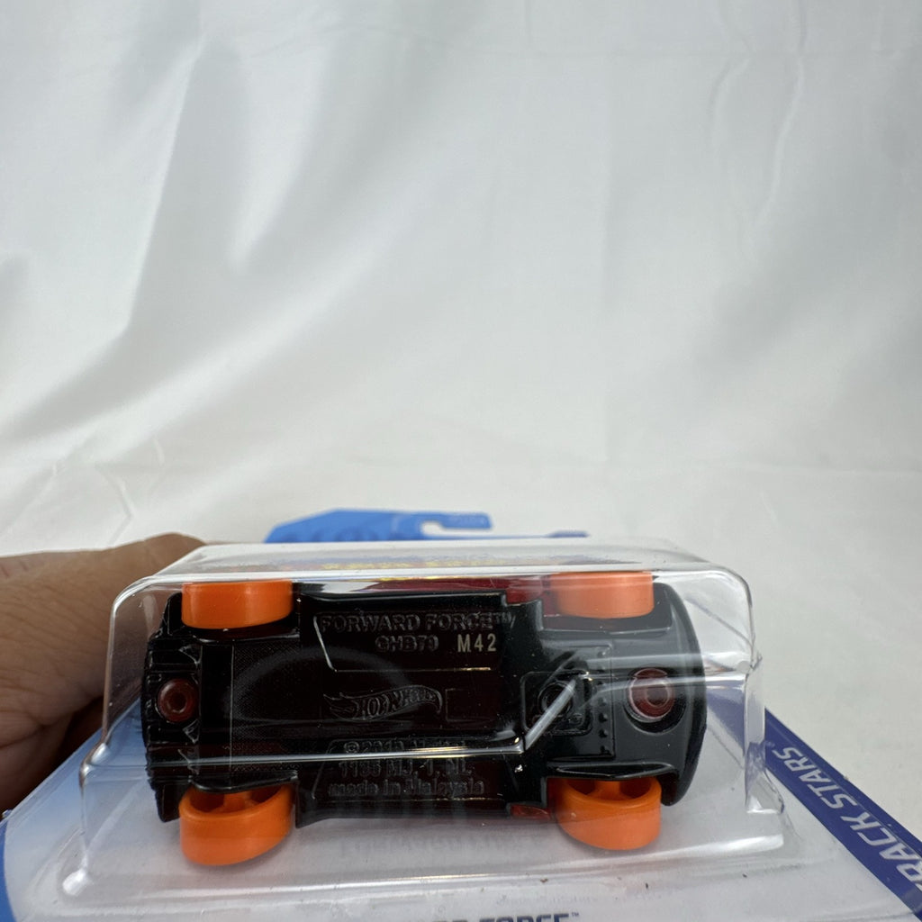 Sealed 2020 Hot Wheels 1:64 scale Forward Force diecast car in translucent red on original blister card