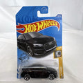Hot Wheels 1:64 scale diecast Audi RS 5 Coupe model car in black on original HW Turbo card