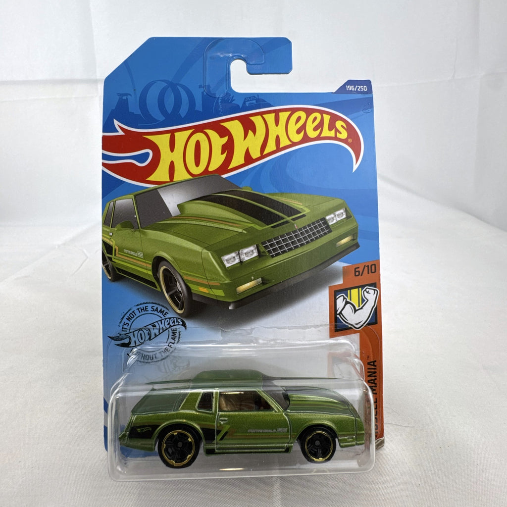 Hot Wheels 1:64 1986 Chevrolet Monte Carlo SS Muscle Mania in metallic green