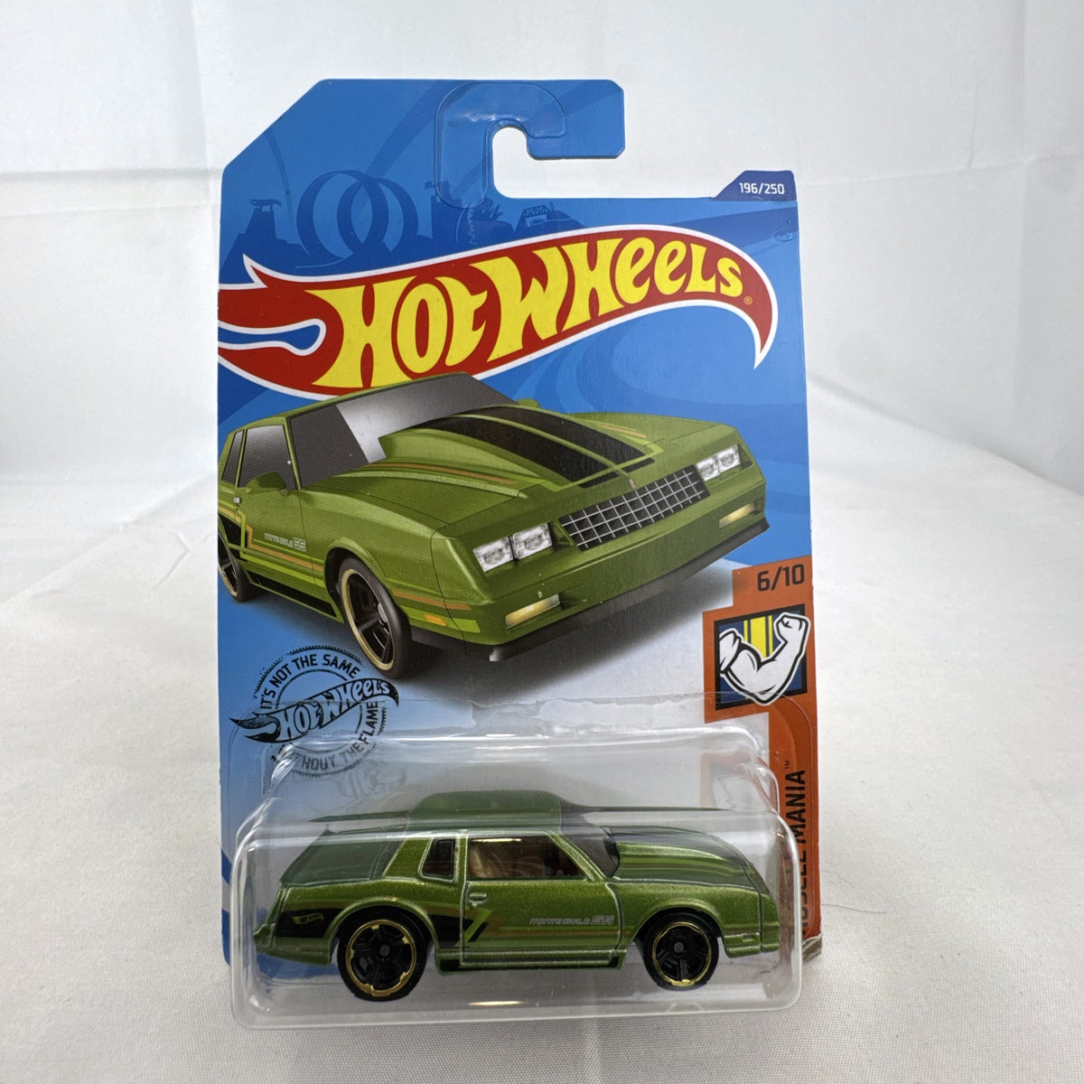 Hot Wheels 1:64 1986 Chevrolet Monte Carlo SS Muscle Mania in metallic green