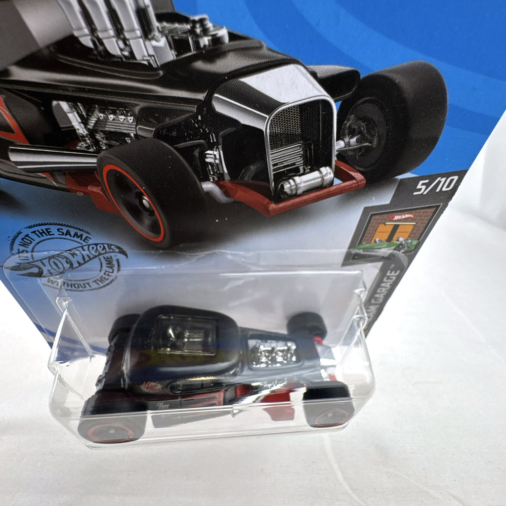 Hot Wheels Mod Rod 1:64 scale diecast hot rod in matte black from HW Dream Garage series sealed on card