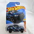 Hot Wheels 2019 Ford Ranger Raptor 1:64 diecast truck in dark blue with HKS livery sealed on original card.