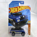 Hot Wheels 1:64 scale blue Land Rover Series II diecast truck factory sealed on original blister card