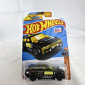 Hot Wheels 1:64 scale Track Dwagon diecast car in matte black, factory sealed on HW Track Champs cardback