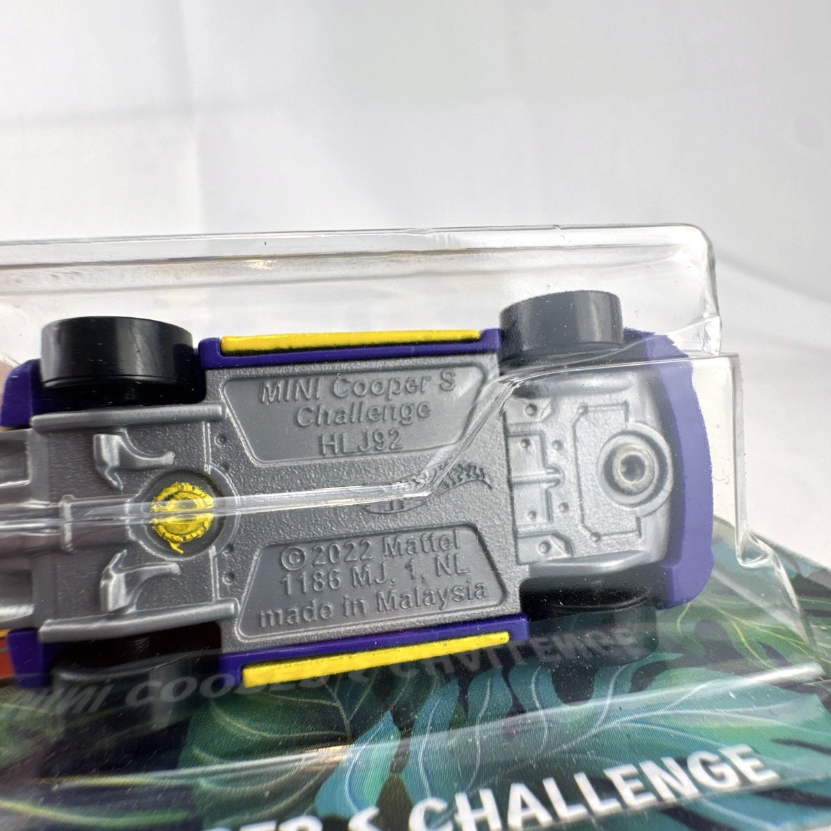 Factory sealed Hot Wheels 1:64 scale MINI Cooper S Challenge diecast car in yellow from the 2024 Spring Series.