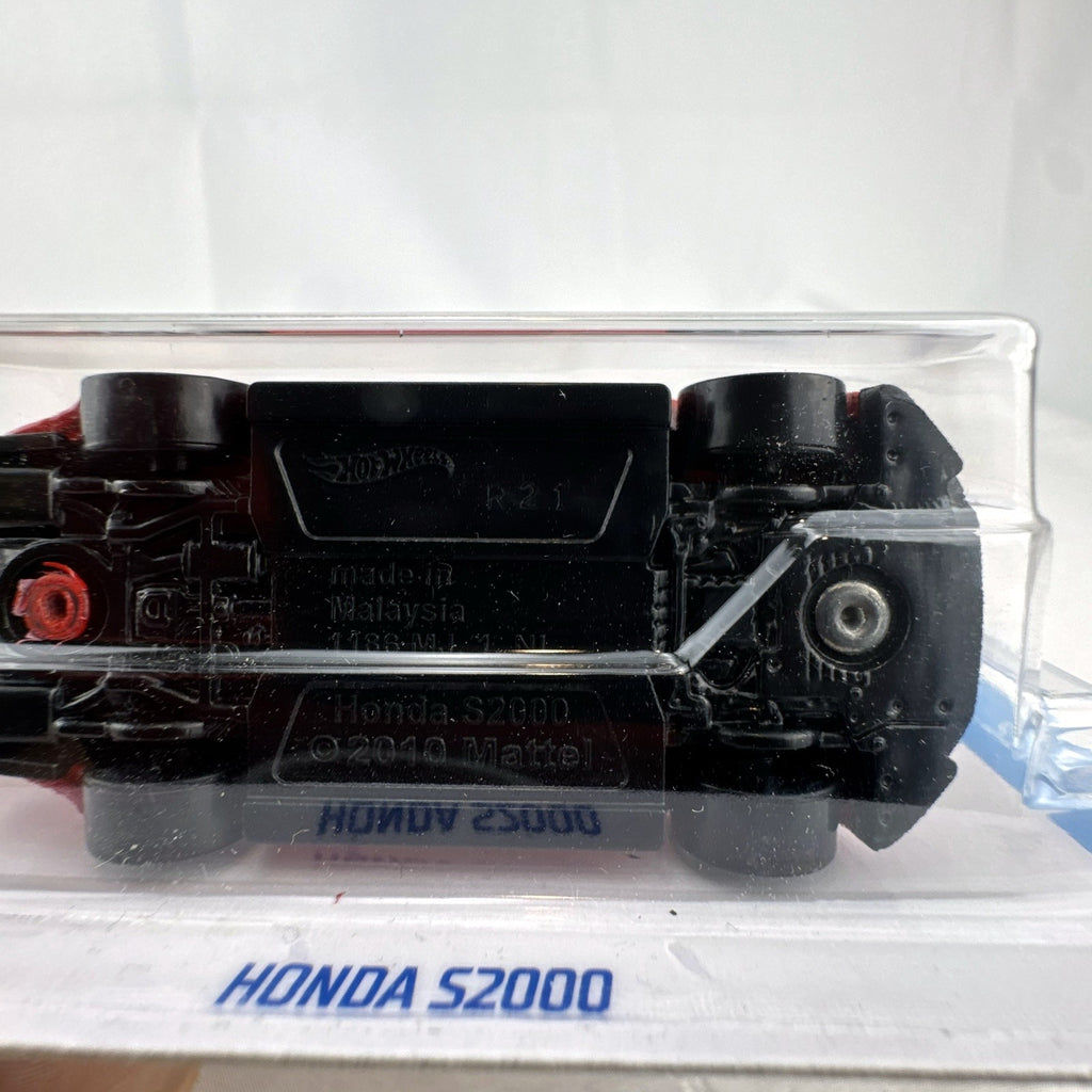 Hot Wheels 1:64 scale Honda S2000 in red diecast on original unopened card package
