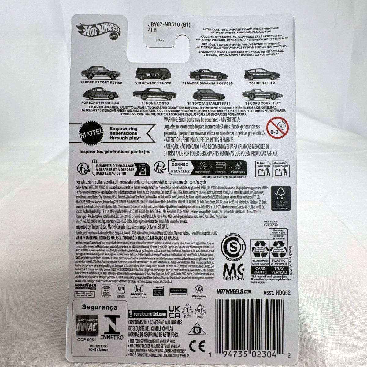 Hot Wheels Ultra Hots 1969 Chevrolet COPO Corvette 1:64 scale metallic blue diecast car packaged on card