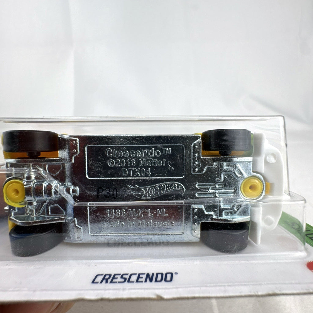 Factory sealed 2021 Hot Wheels Crescendo 1:64 scale yellow diecast supercar in original blister pack