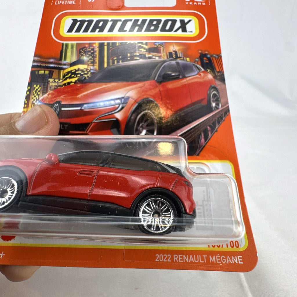 Matchbox 2022 Renault Megane 1:64 diecast car in gloss red, factory sealed 70th Anniversary edition 100/100.