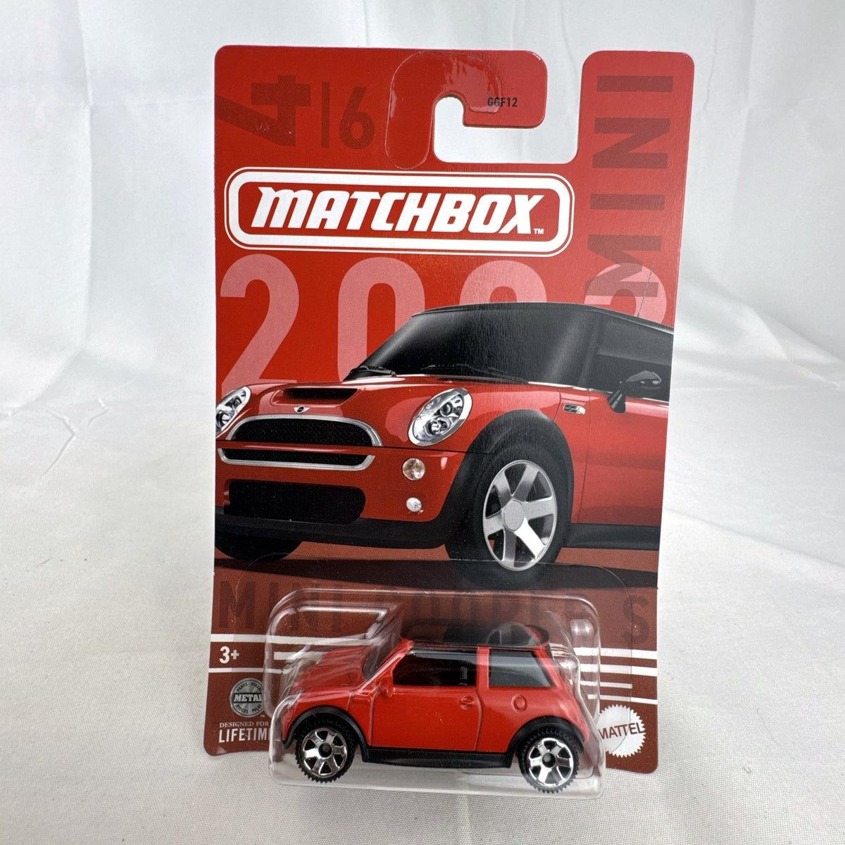 Matchbox 2003 Mini Cooper S 1:64 scale red diecast car factory sealed in original Mini Series packaging.