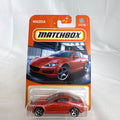 Matchbox 1:64 scale diecast 2004 Mazda RX-8 coupe in red inside factory sealed blister card package