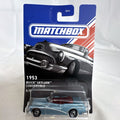 Sealed Matchbox 1:64 scale 1953 Buick Skylark Convertible diecast car in metallic light blue