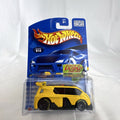 Hot Wheels 2002 First Editions Hyperliner 1:64 scale diecast van in yellow on original card packaging