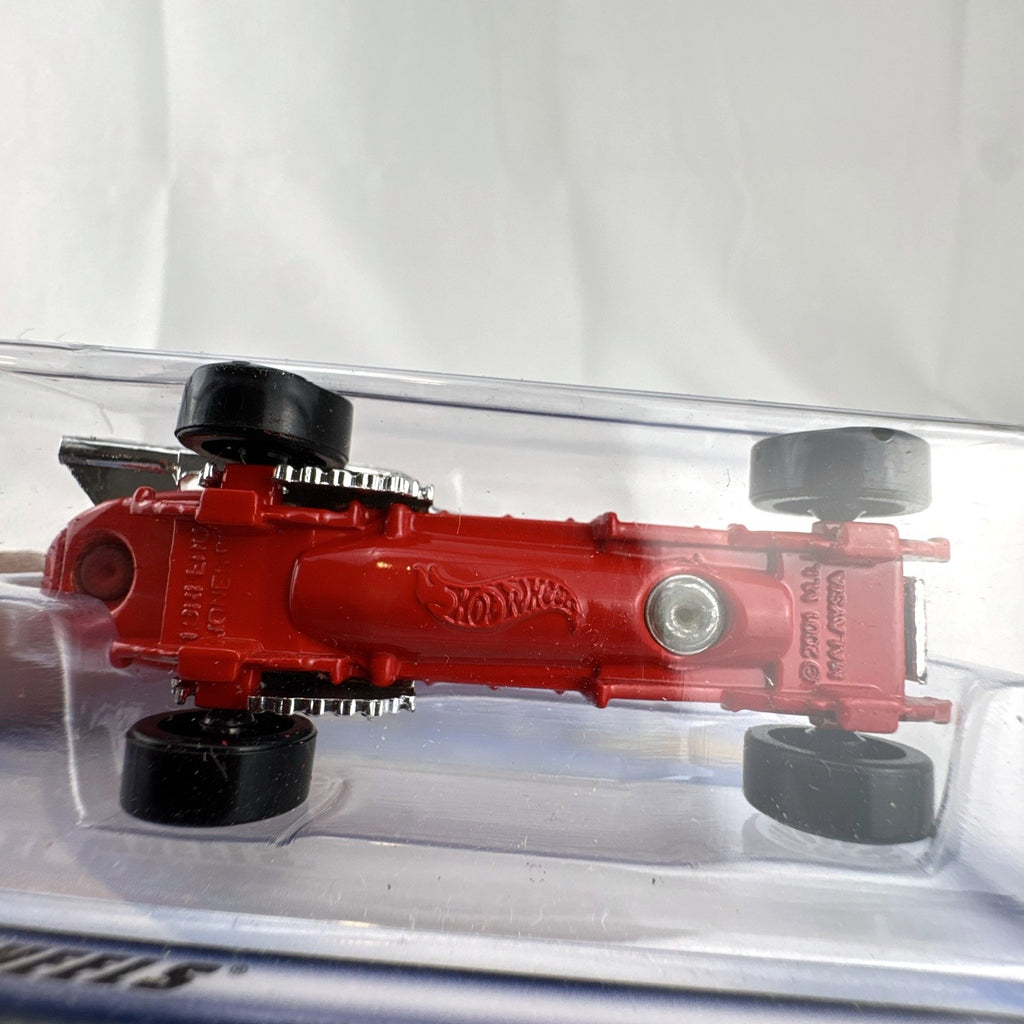 2002 Hot Wheels First Editions Torpedo Jones 1:64 scale gloss red diecast car in original packaging
