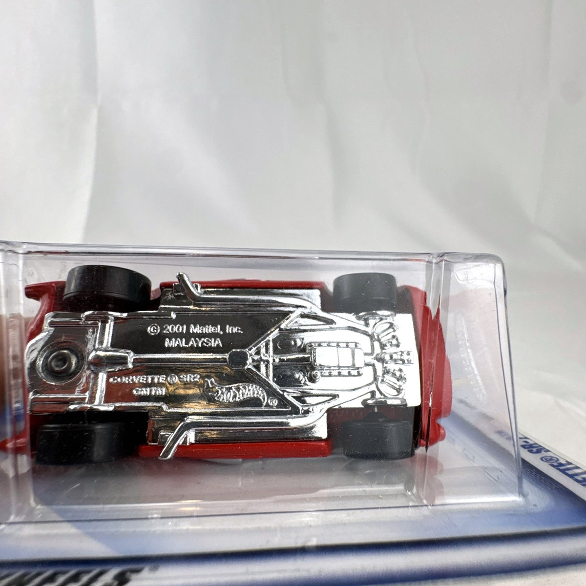 Hot Wheels 2002 First Editions red Chevrolet Corvette SR-2 1:64 scale diecast car sealed in original packaging.