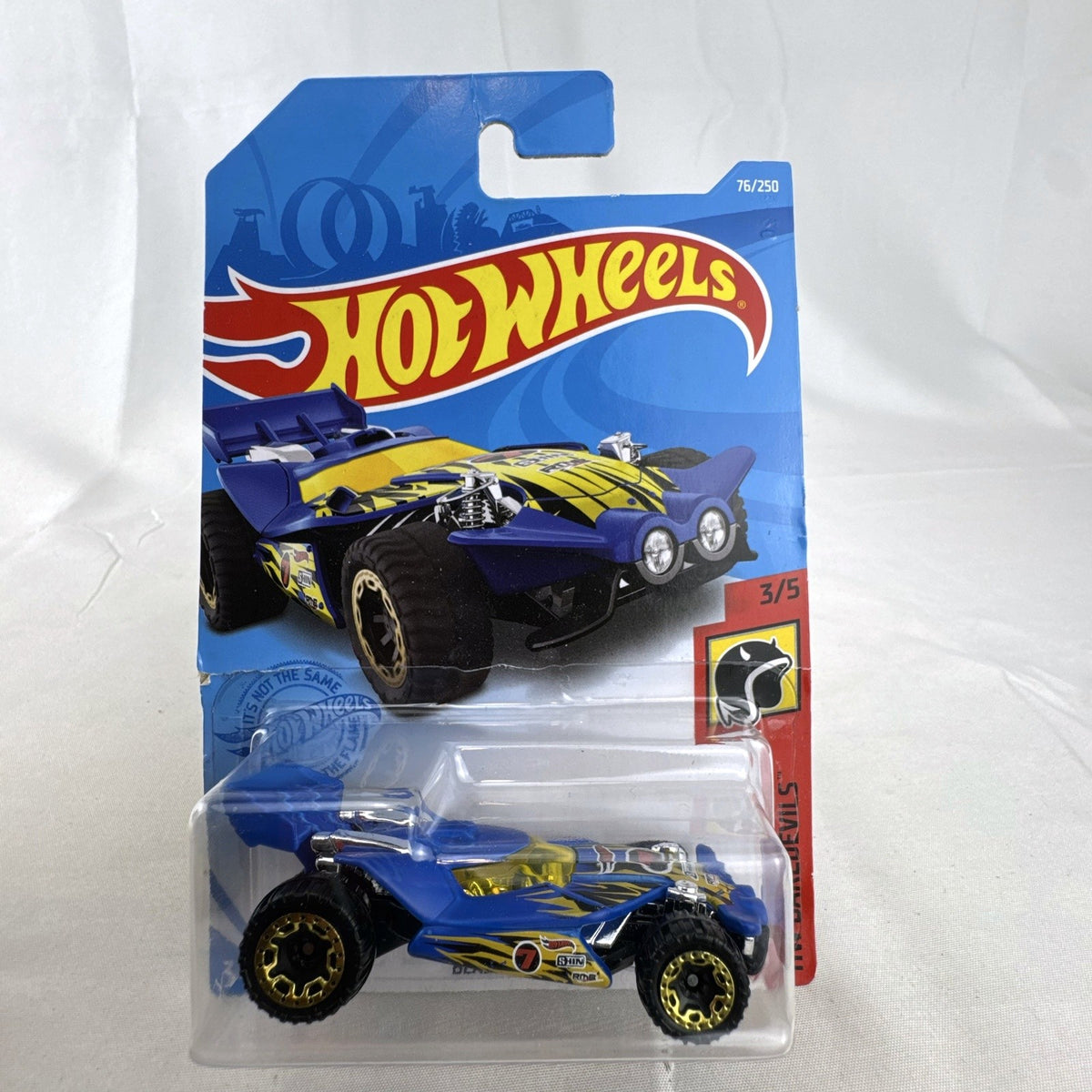 Hot Wheels Blade Raider blue off road buggy 1:64 scale diecast car unopened on original backing card
