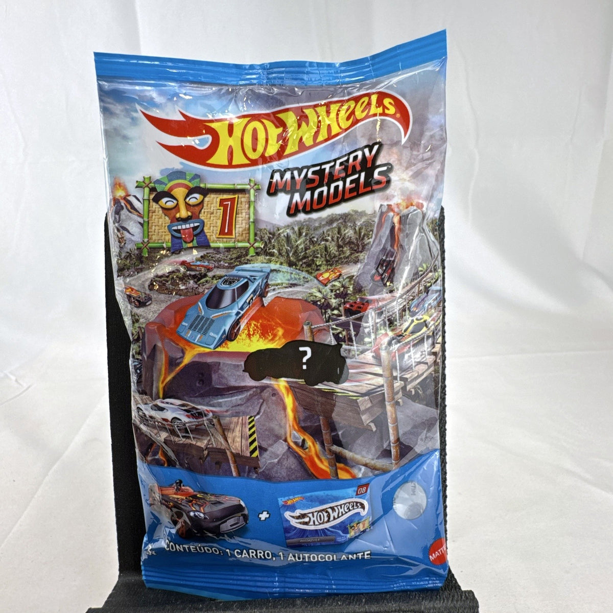 Sealed Hot Wheels Mystery Models Series 1 foil pack containing confirmed 1:64 scale '92 BMW M3 diecast vehicle.