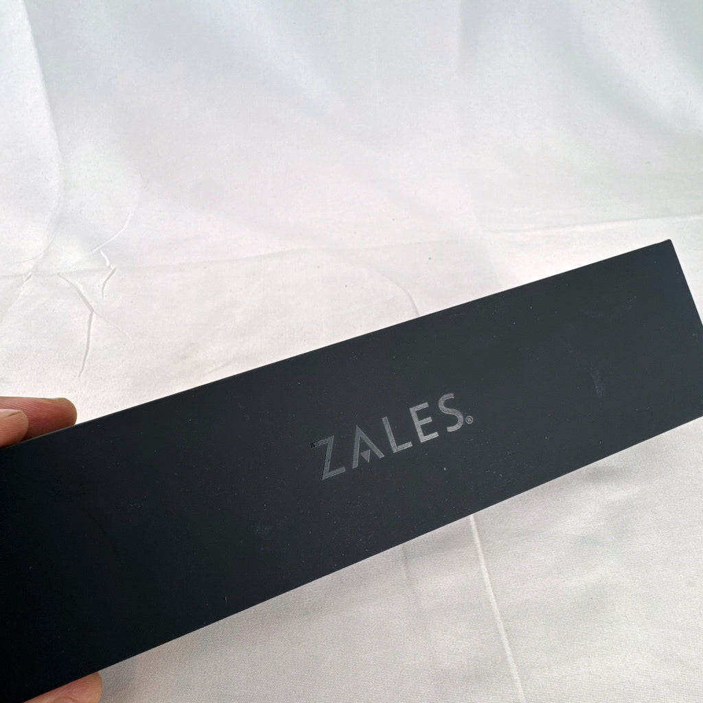 Zales 925 sterling silver double link charm bracelet with original presentation box