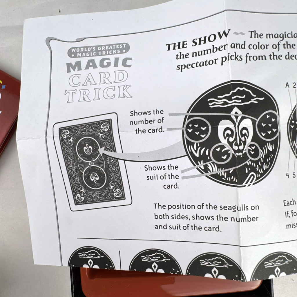 World's Greatest Magic Card Tricks Book and Deck Kit by Robert Mandelberg in original box