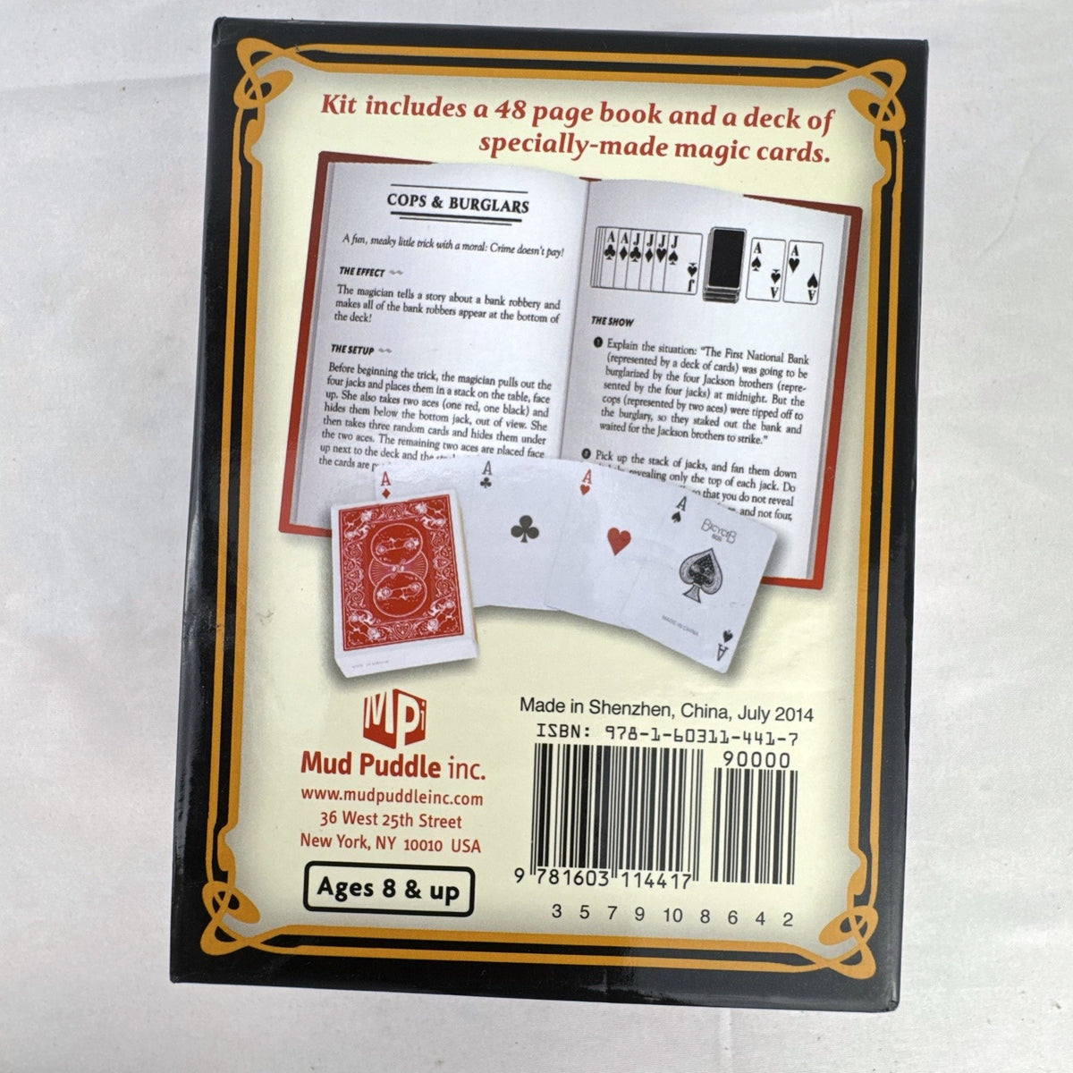 World's Greatest Magic Card Tricks Book and Deck Kit by Robert Mandelberg in original box