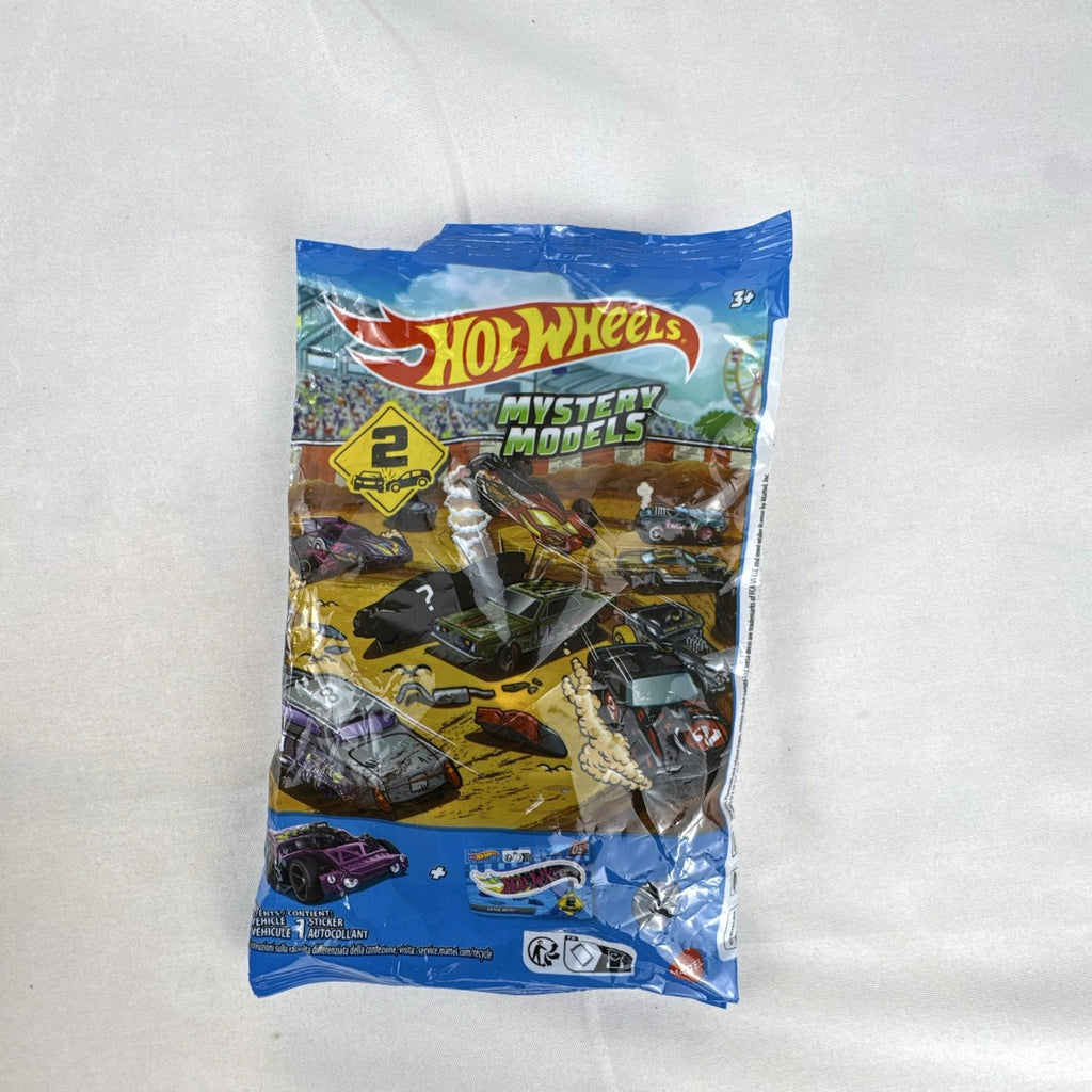 Sealed Hot Wheels Mystery Models Series 2 blind pack containing a 1:64 scale Custom Volkswagen Beetle diecast car.