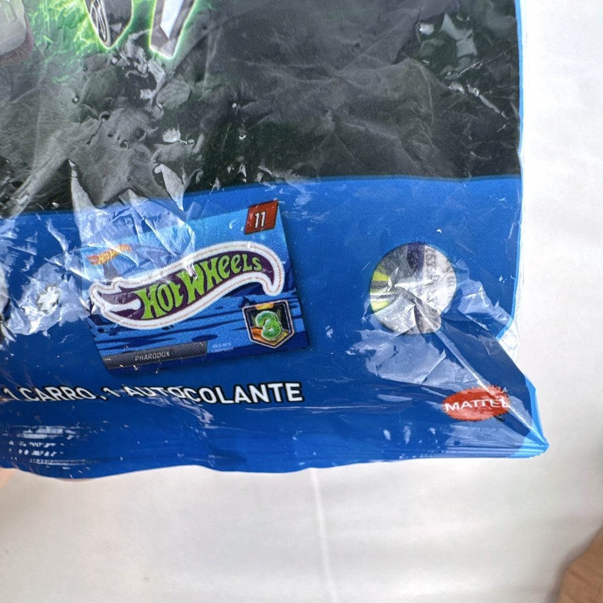 Sealed Hot Wheels Mystery Models Series 3 foil pack containing Flight '03 diecast car 1:64 scale