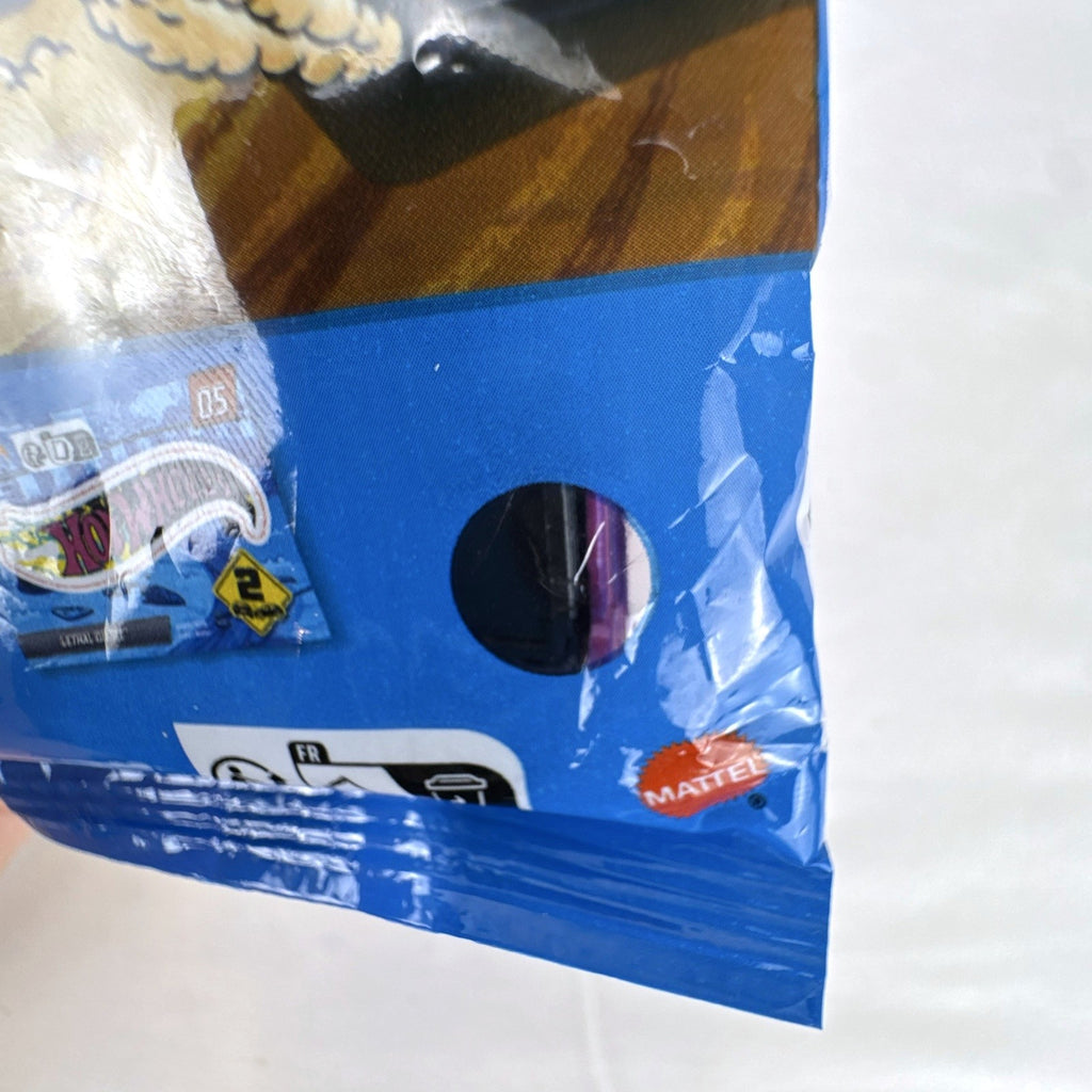 Factory-sealed Hot Wheels Mystery Models Series 2 foil pack featuring the 1:64 scale Lethal Diesel diecast car.