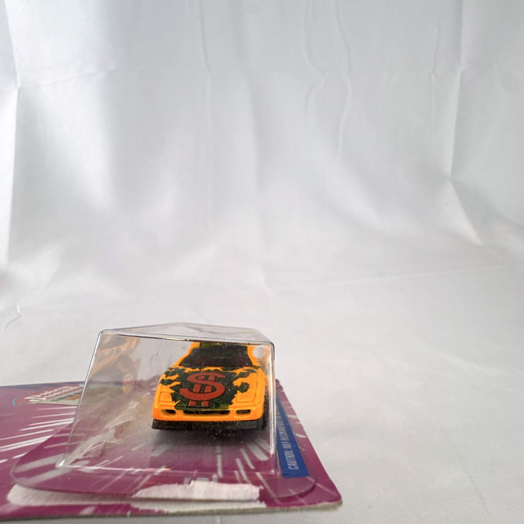 1993 Hot Wheels Revealers Dairy Queen promo 1:64 diecast car sealed on original card with unrevealed money graphics