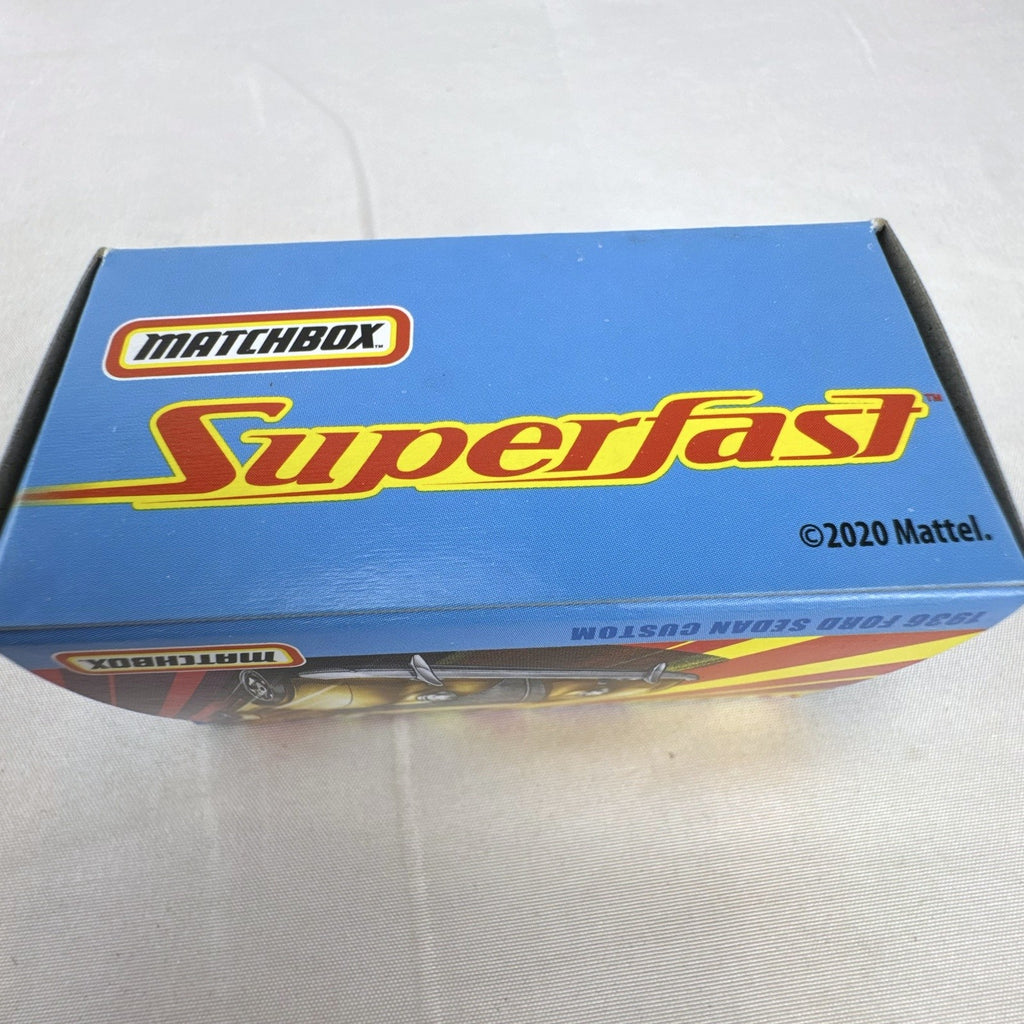 Matchbox Superfast 1936 Ford Sedan Custom #07 1:64 scale diecast car in original packaging