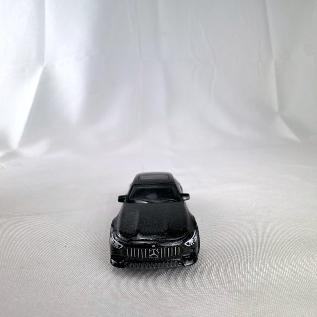 Matchbox 1:64 scale Mercedes-AMG GT 63 S diecast car in black with original Power Grab packaging box.