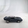 Hot Wheels 1:64 scale Ion Motors Thresher diecast car in gray with blue racing stripes from Fast and Furious Spy Racers