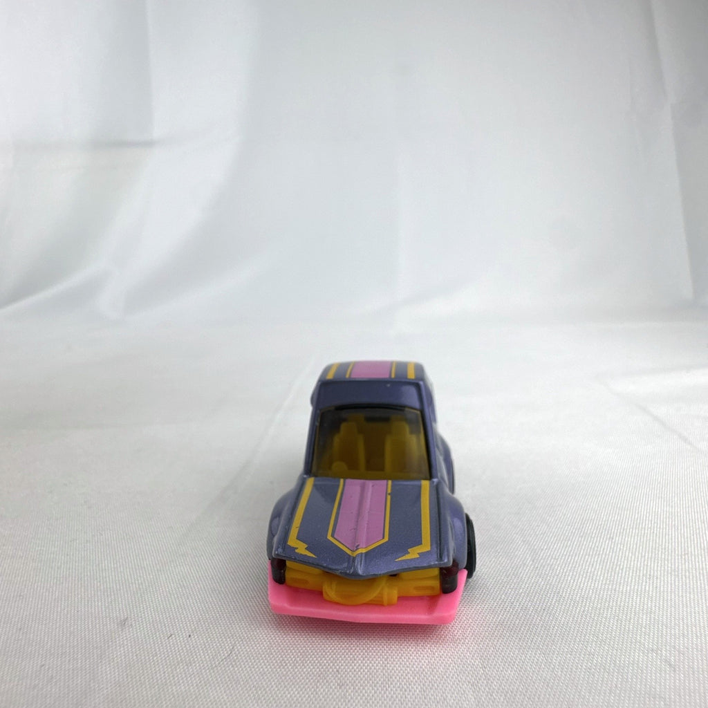 Hot Wheels HW Tooned Manga Tuner 1:64 scale diecast car in metallic purple with pink base