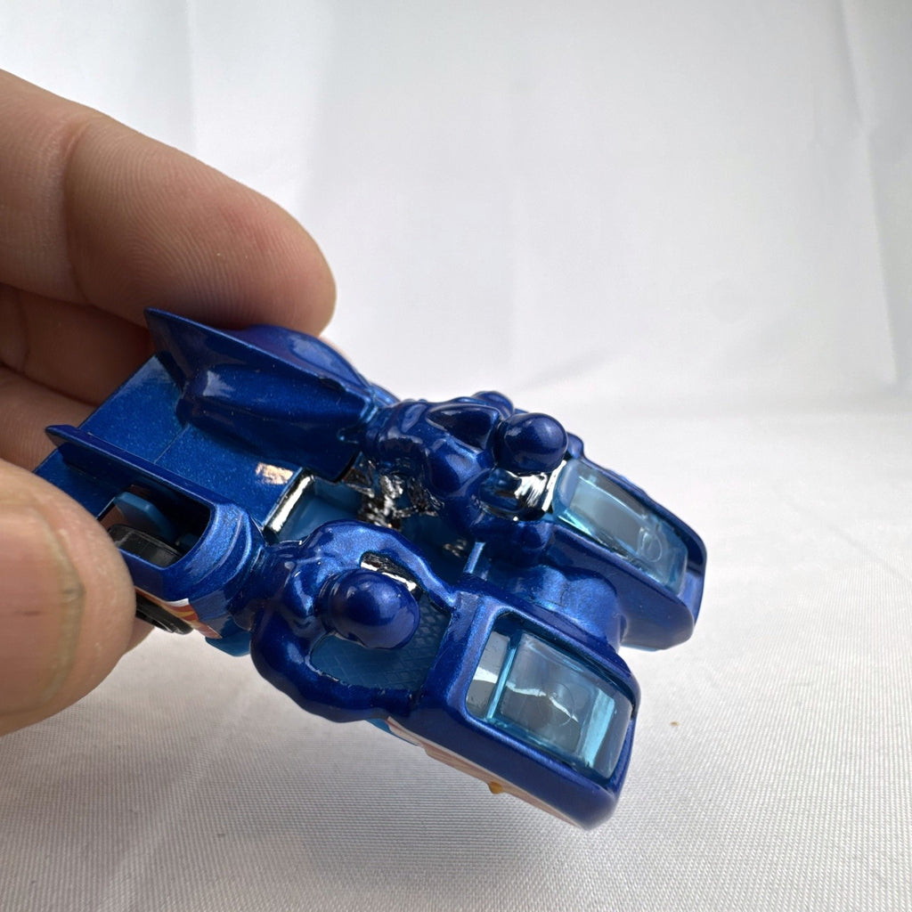 Hot Wheels Side Ripper metallic blue 1:64 scale diecast sidecar racing motorcycle