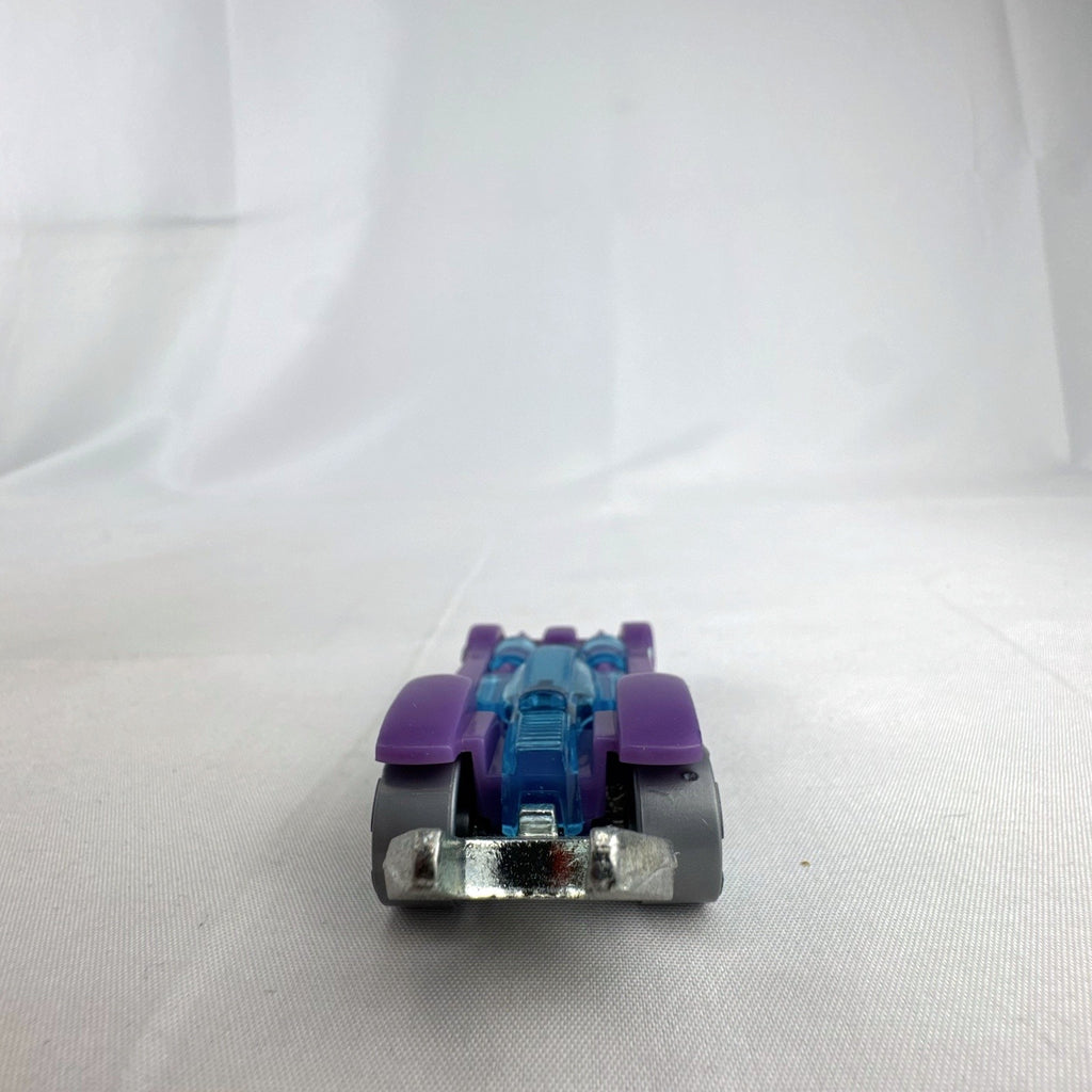 Hot Wheels Experimotors Tooligan 1:64 scale diecast car in purple with integrated wrench tail