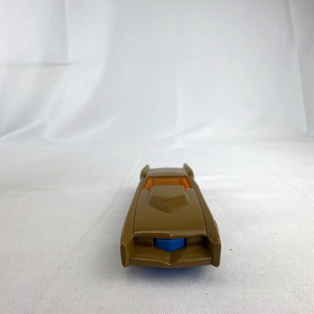 Hot Wheels The Gov'ner 1:64 diecast car in tan and brown with crash test dummy graphics