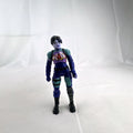 Jazwares Fortnite 4-inch Dark Bomber articulated action figure with purple detailing in loose condition